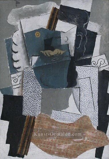 Mann a la Schnurrbart 3 1914 Kubismus Pablo Picasso Ölgemälde